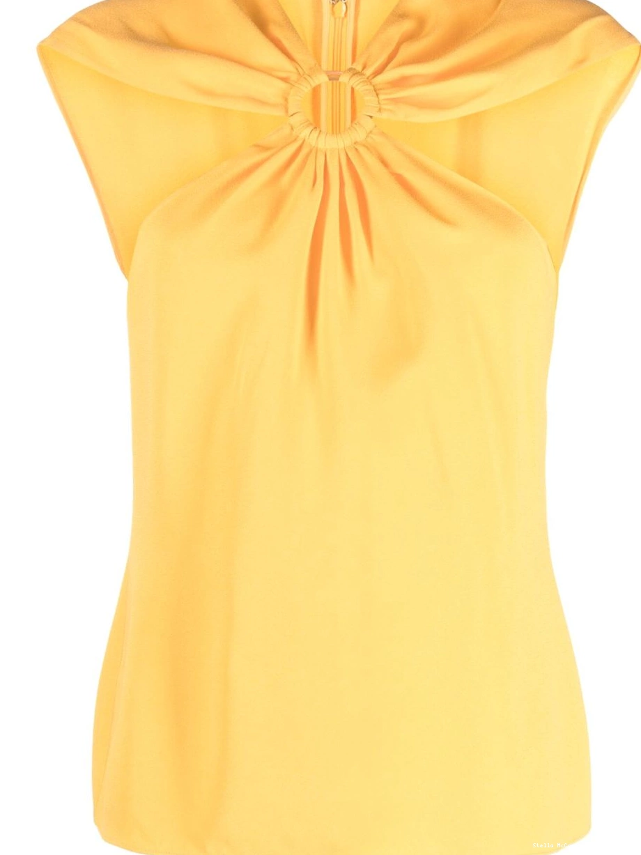 Affordable ring-hardware Women Stella cold-shoulder McCartney top 0717